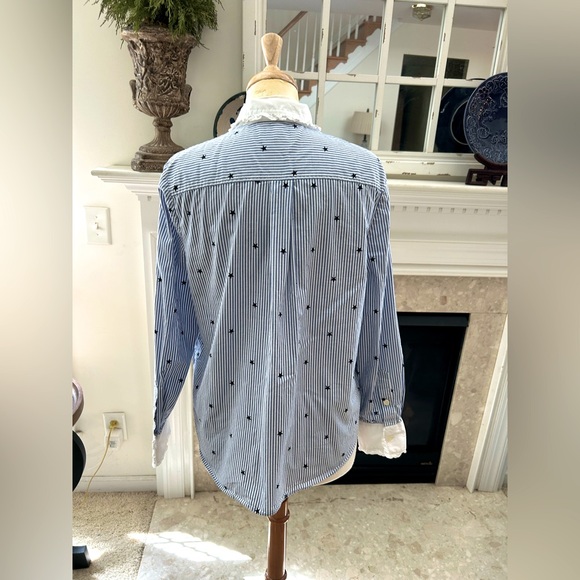 Kate Spade, Brooke Street Striped Cotton Button Down - Picture 6 of 8